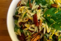 Vibrant Cranberry Orange Orzo Salad with Toasted Pecans