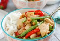 Vibrant Lemongrass Chicken Noodle Bowls