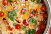 Skillet Mexican Unstuffed Pepper Bake