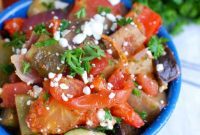 Classic Greek Briami Roasted Vegetables