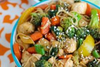 Flavorful Chicken Ramen Stir Fry