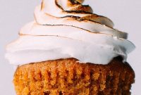Toasted Mallow Sweet Potato Cupcakes