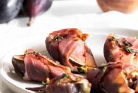 Fig & Goat Cheese Jewels Wrapped in Prosciutto
