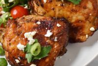 Zesty Mediterranean Air Fryer Chicken Thighs