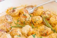 Sticky Maple Dijon Turkey Meatballs