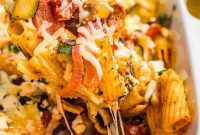 Golden Mediterranean Garden Pasta Bake