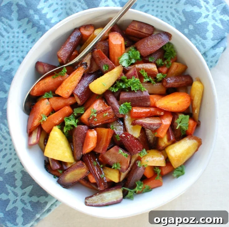 Sweet Balsamic Glazed Carrots 4 Balsamic Roasted Carrots with Spoon
