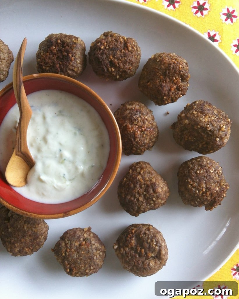 The 10 Recipes That Defined My 2013 Kitchen 3 Delicious Kibbeh Meatballs with Spiced Yogurt Sauce