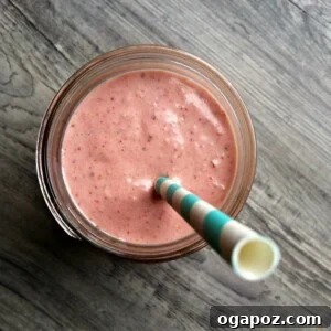 Energizing Strawberry Banana Oatmeal Smoothie 5 Strawberry Banana Oatmeal Smoothie