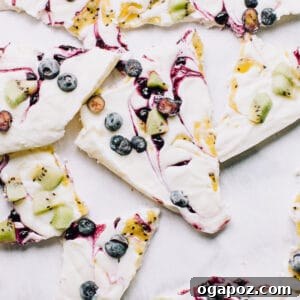 Easy Frozen Yogurt Bark Recipe