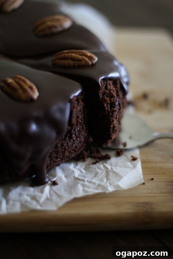 Ultimate Gluten-Free Chocolate Coconut Ganache Delight 3 Gluten-free chocolate cake with a creamy coconut-chocolate ganache, a perfect choice for those seeking dairy-free desserts.