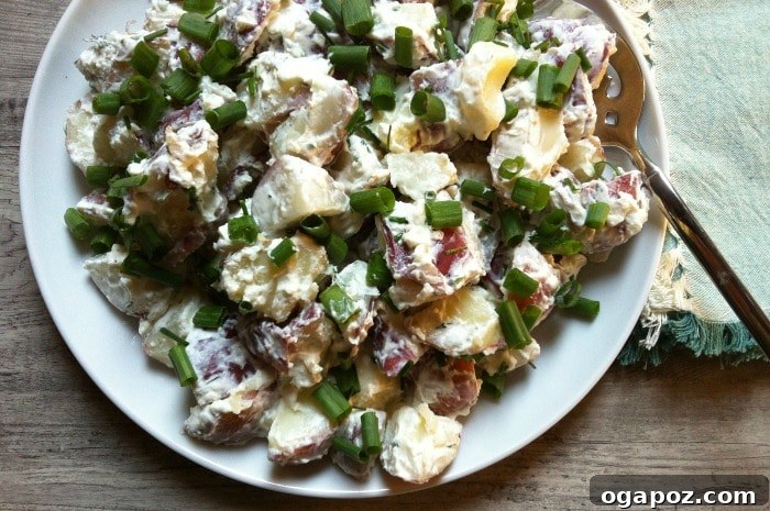 Creamy Dill Chive Yogurt Potato Salad 3 Potato Salad with Dill Chive Yogurt Dressing
