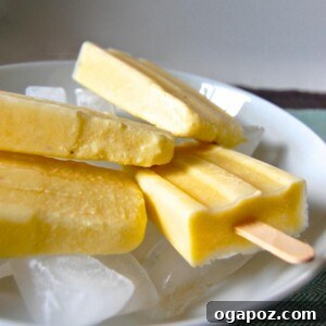 Virgin Pina Colada Ice Pops 4 Non Alcoholic Pina Colada Popsicles