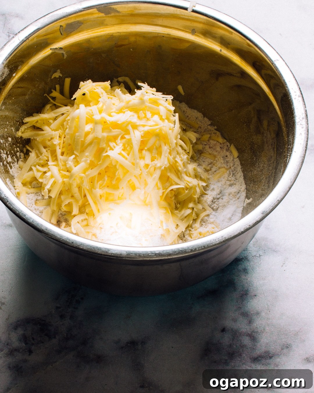 Mixing Buttermilk Drop Biscuit Dough