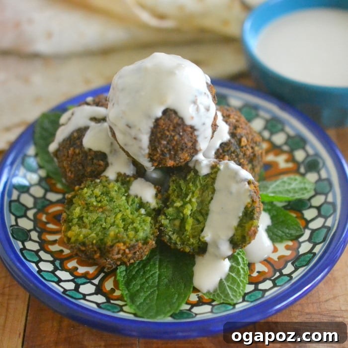35 Vibrant Mediterranean Dishes 4 Crispy and golden brown falafel patties, a classic Middle Eastern street food