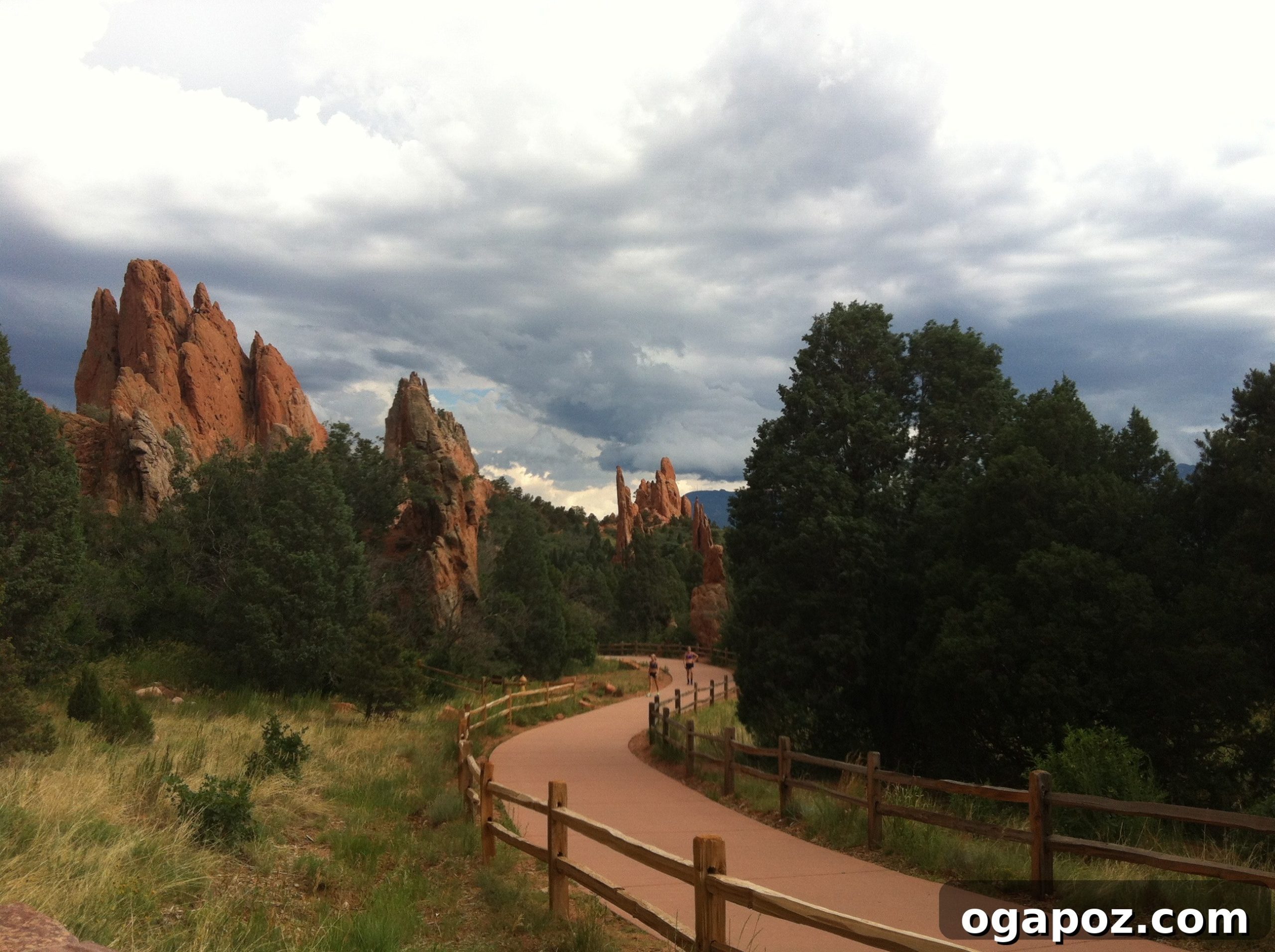Denver Steamboat Springs Colorado Adventure 12 Iconic rock formations framed by a vibrant Colorado sky at Garden of the Gods