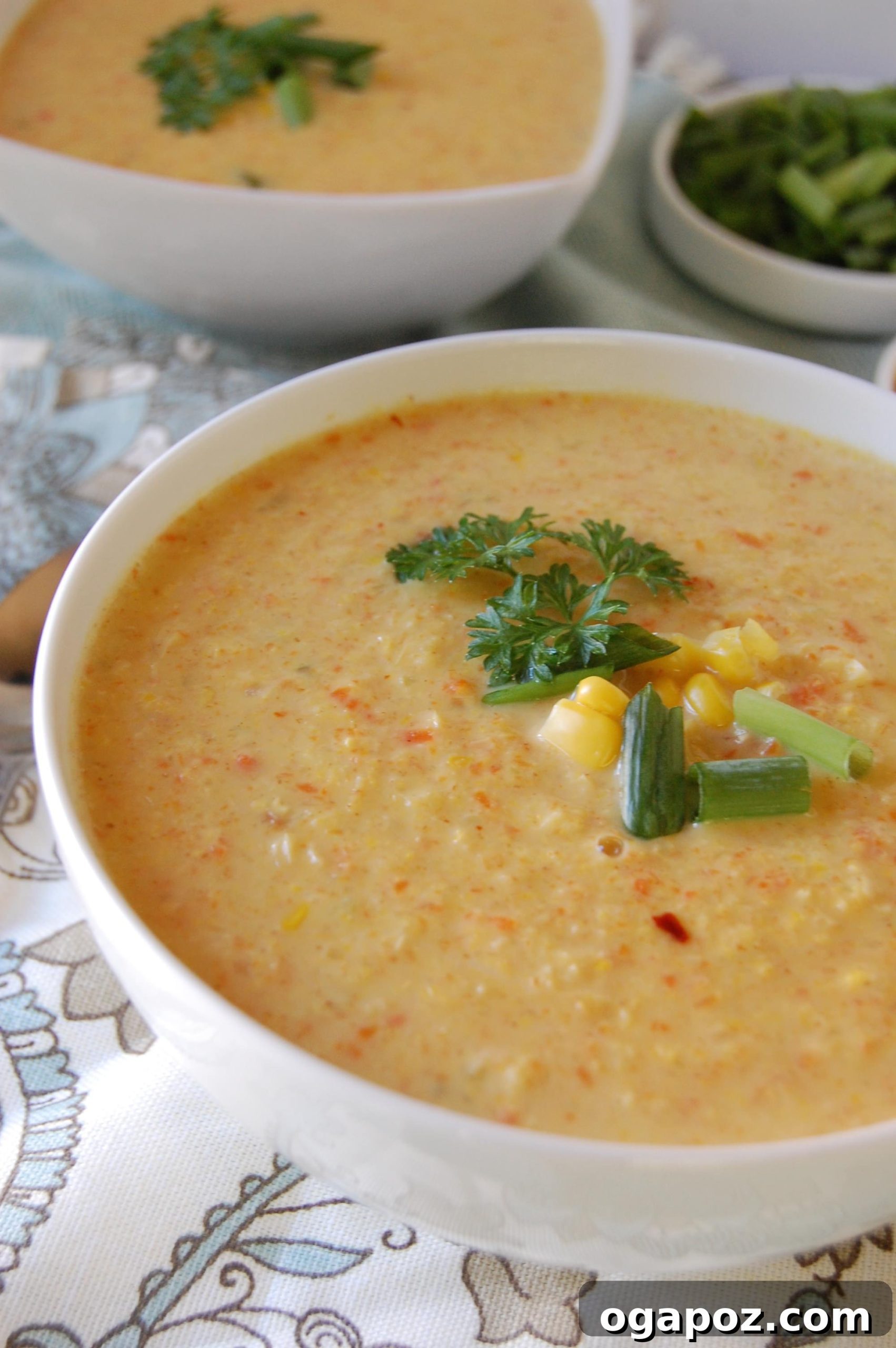 Sweet Corn & Garden Vegetable Chowder 4 Vegetable Corn Chowder