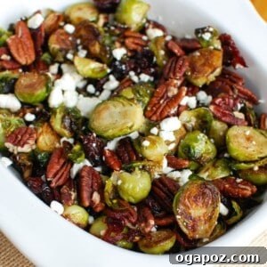 Brussels Sprouts with Cranberries