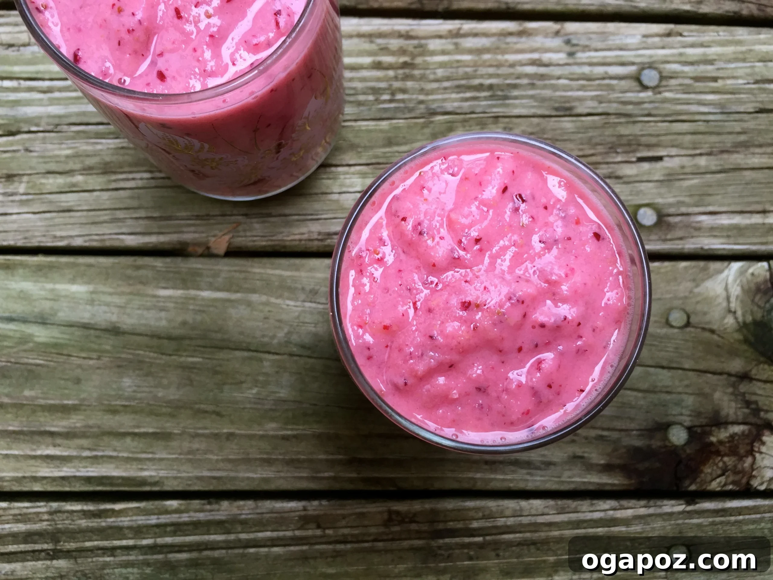 Crimson Citrus Pear Delight 4 Cranberry Pear Orange Smoothie