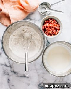 Wholesome Rhubarb Yogurt Muffins 9 Ingredients for rhubarb muffins.