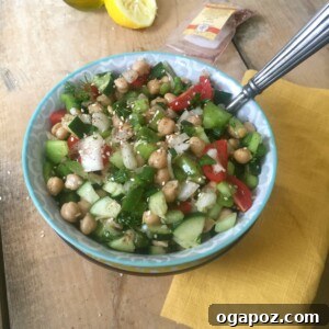 Chopped Chickpea Salad