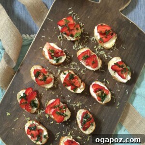 Fresh Strawberry Mint Mascarpone Crostini with Lemon Honey Drizzle 6 Strawberry Mint Crostini with Lemon Honey Drizzle recipe image