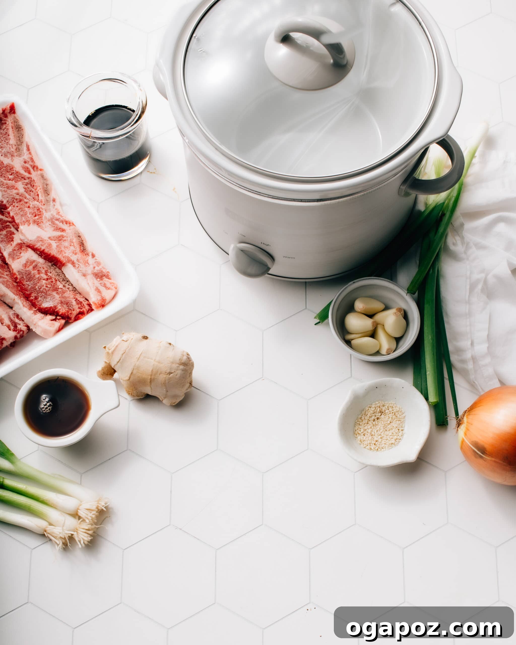 Fall Off The Bone Slow Cooker Korean Short Ribs 3 Slow Cooker short ribs