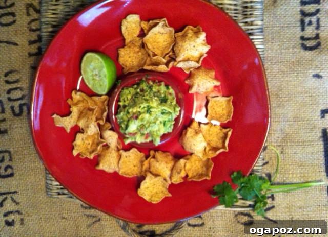 Above guacamole shot Quick & Easy Guacmole recipe from A Cedar Spoon