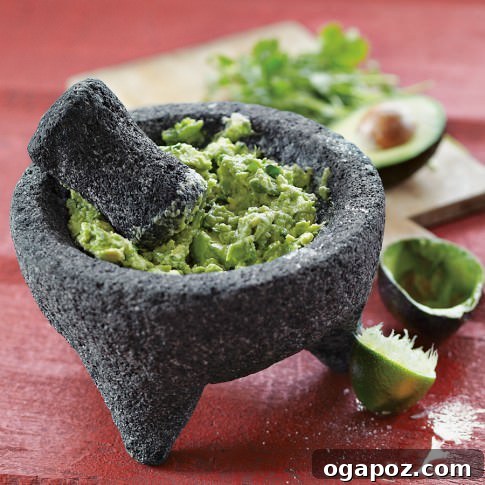 Guac mortar Quick & Easy Guacamole recipe