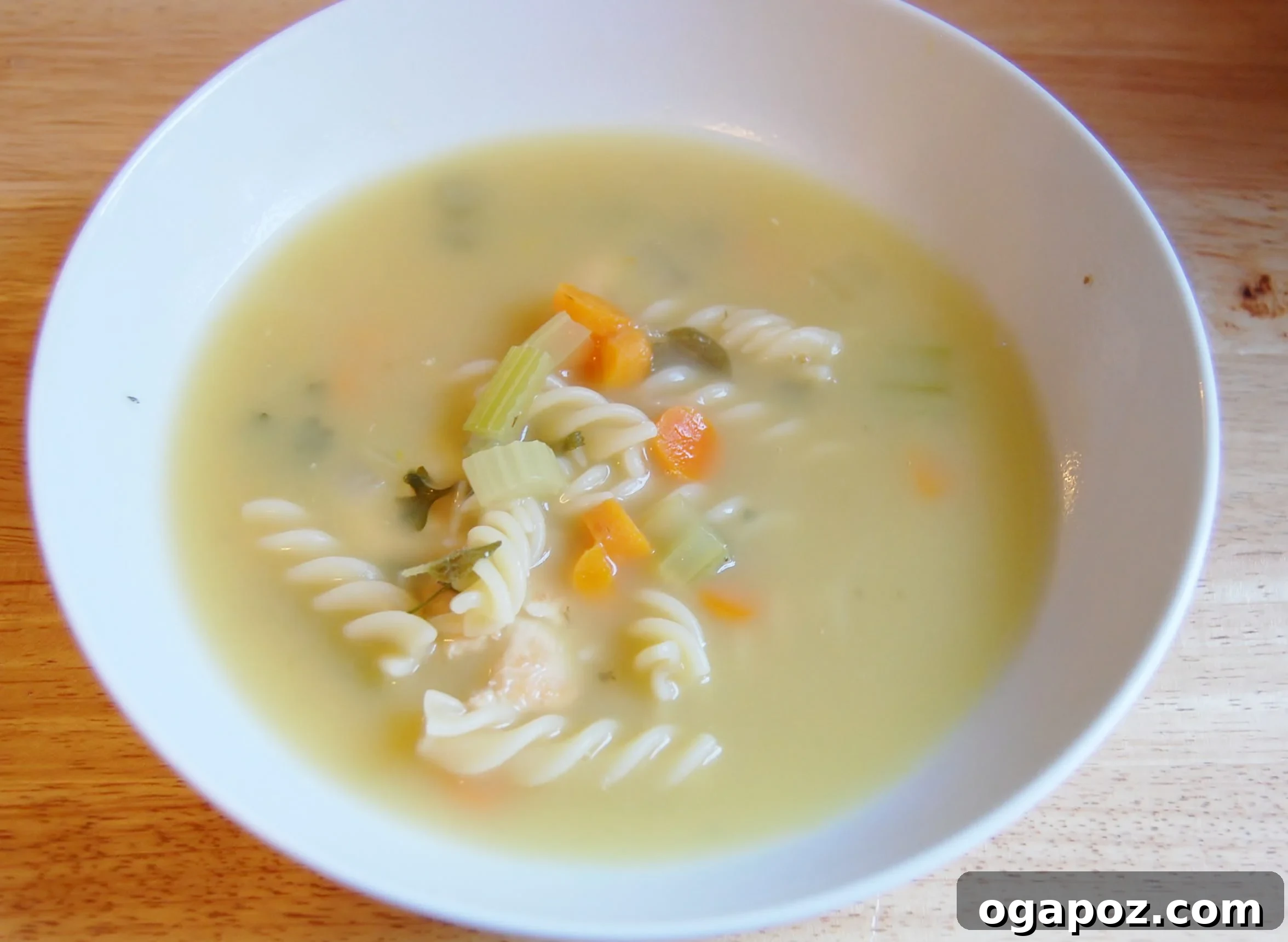 My Favorite Chicken Noodle Soup A bowl of classic homemade Chicken Noodle Soup with tender chicken and noodles.