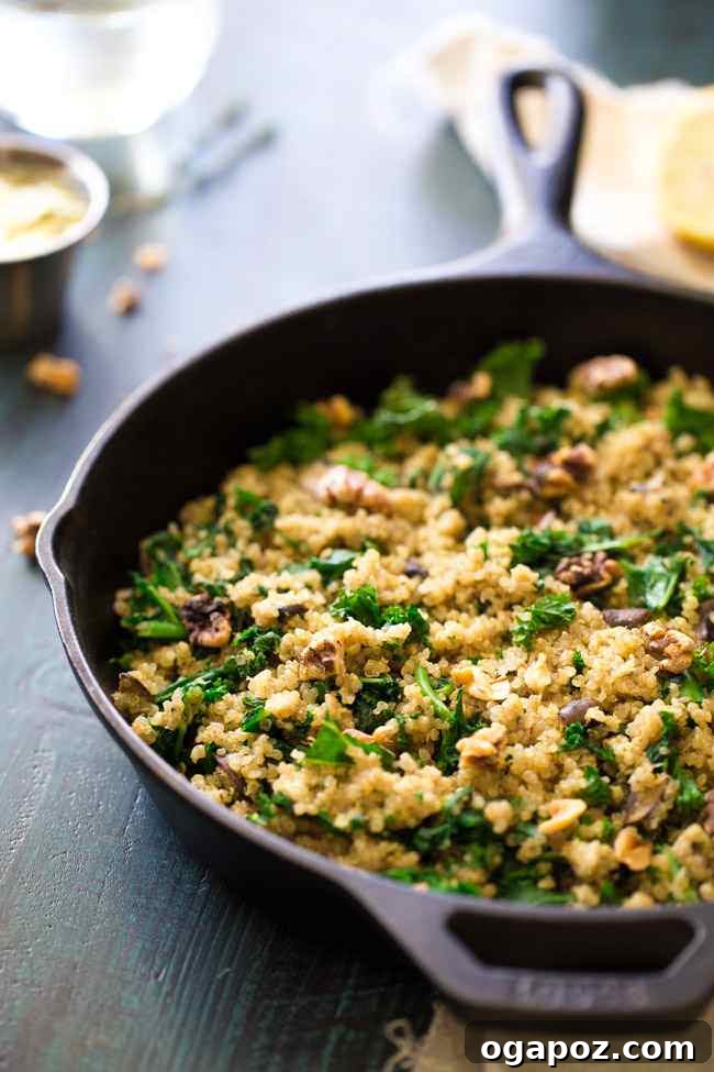 20 Effortless One-Pot Dinners 11 Kale-and-Quinoa-Picture