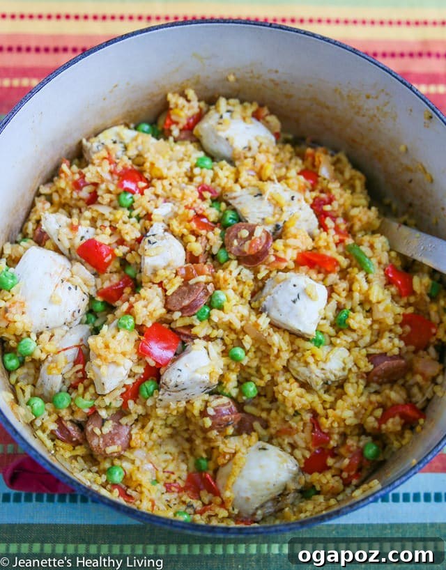 20 Effortless One-Pot Dinners 13 One-Pot-Chicken-Chorizo-Paella
