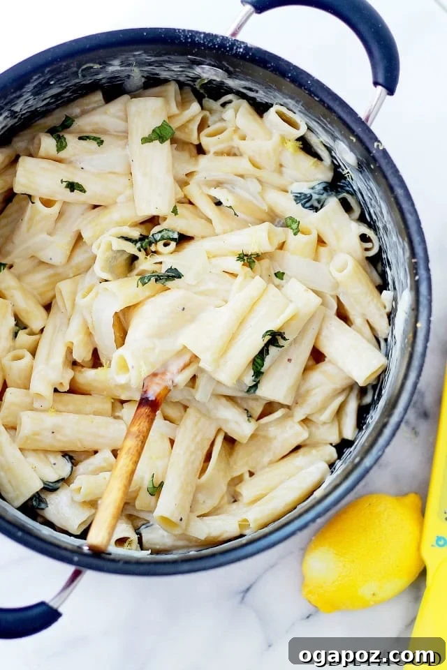 20 Effortless One-Pot Dinners 15 One-Pot-Lemon-Pasta