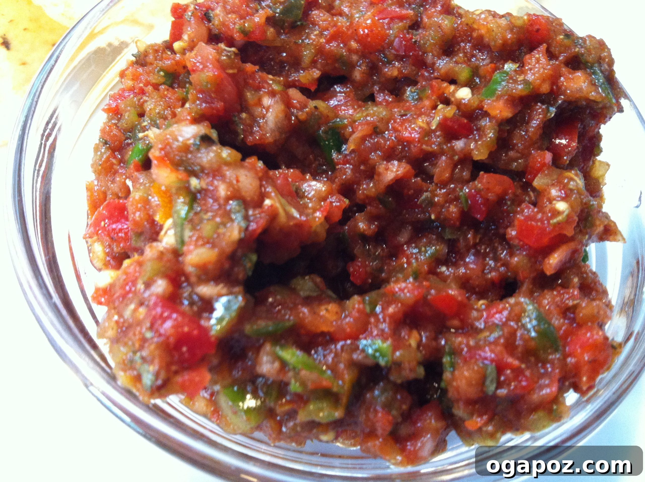 salsa A bowl of freshly made Kickin' Salsa, garnished with cilantro, ready to be served.