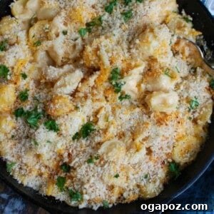 Baked Mac and Cheese with Panko Bread Crumbs Recipe