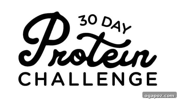 Zesty Mediterranean Steak Wraps with Cool Mint Yogurt 5 Logo for the 30-Day Protein Challenge, encouraging healthy eating habits.