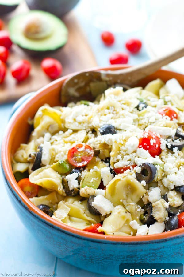 Irresistible Summer Pasta Salad Ideas 7 Mediterranean Tortellini Pasta Salad with fresh herbs