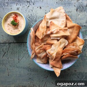Homemade Baked Pita Chips Recipe Image