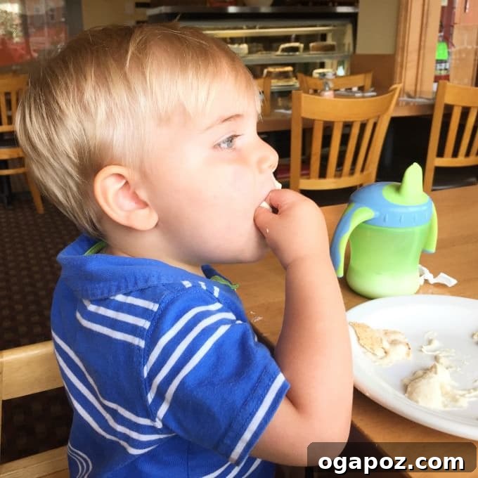 Beyond the Bowl: 12 Exciting Hummus Recipes 3 A child's hand reaching into a bowl of hummus, ready to enjoy a healthy snack.
