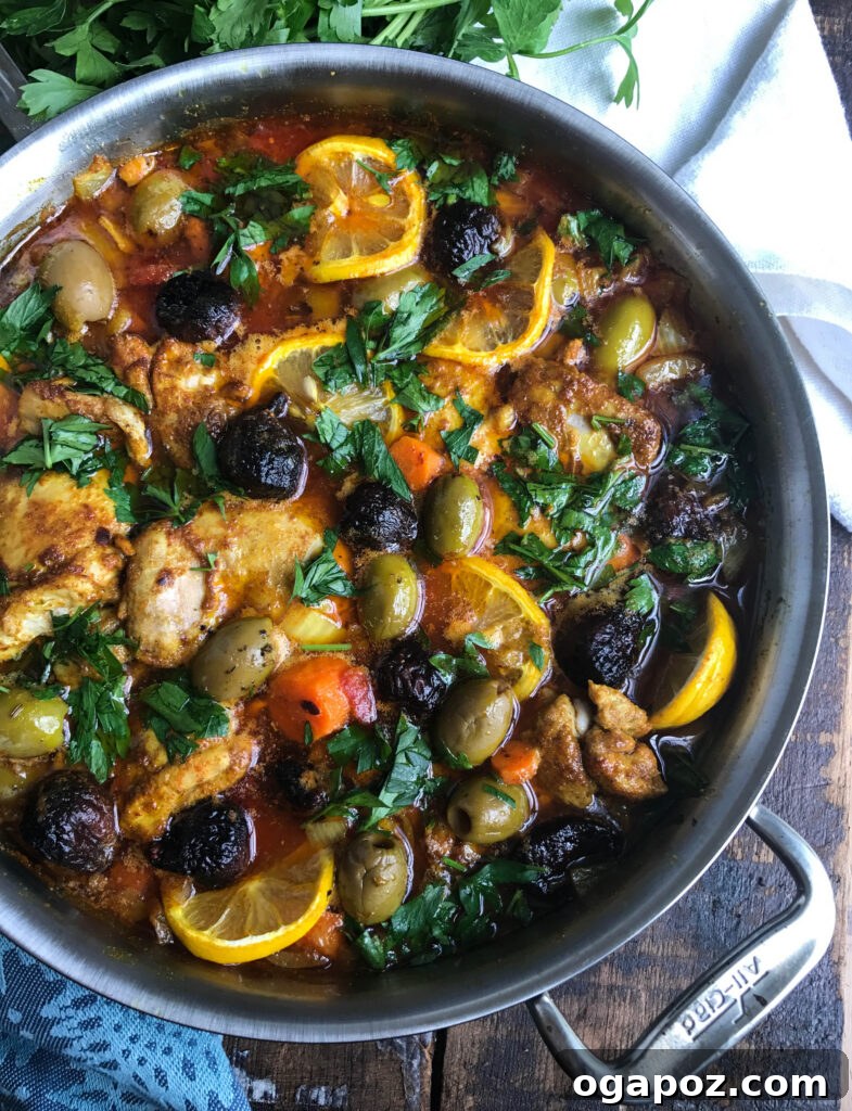 Flavorful Moroccan Chicken Thighs 3 Moroccan Chicken Thighs Side View