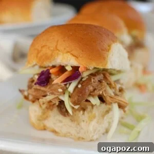 Sweet & Sticky Slow Cooker Honey Sesame Chicken Sliders 7 Slow Cooker Asian Honey Sesame Chicken Sliders