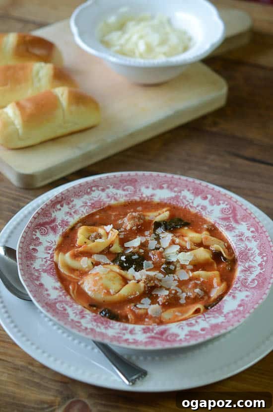 21 Creative Ways to Enjoy Kale 12 Heartwarming Sausage Tortellini Soup with kale