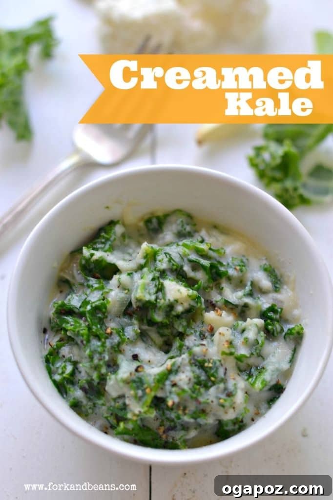 21 Creative Ways to Enjoy Kale 16 Rich and creamy Creamed Kale side dish