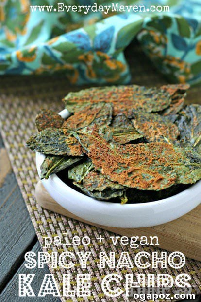 21 Creative Ways to Enjoy Kale 19 Crispy Spicy Nacho Kale Chips