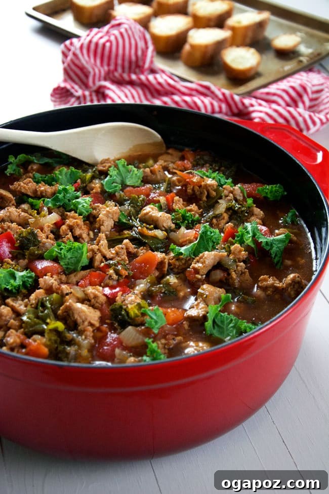 21 Creative Ways to Enjoy Kale 6 Comforting Sweet Italian Sausage Soup with kale