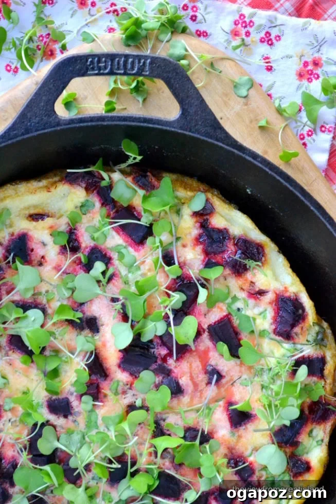 21 Creative Ways to Enjoy Kale 10 Colorful Roasted Beet and Micro Kale Egg White Frittata