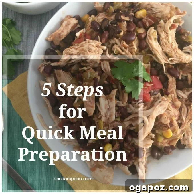 Fall-Apart Tender Slow Cooker BBQ Pulled Chicken Sandwiches 3 Essential 5 Steps for Quick and Efficient Meal Preparation - practical meal prep tips for busy families
