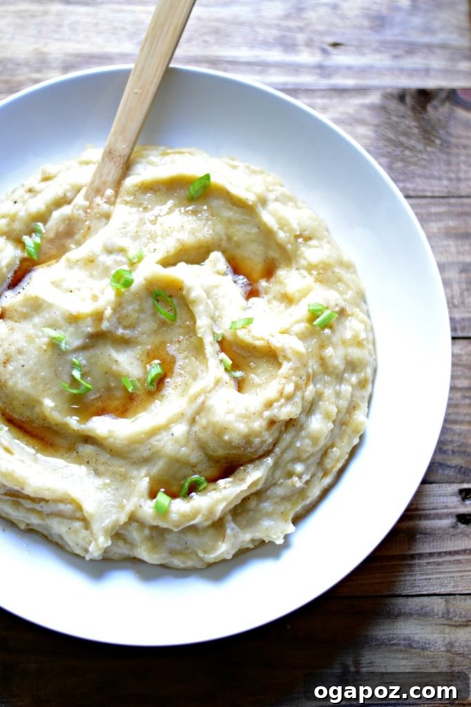 Effortless Slow Cooker Dinners for Busy School Nights 9 Creamy slow cooker mashed potatoes infused with rich garlic and brown butter flavor, a perfect side dish.
