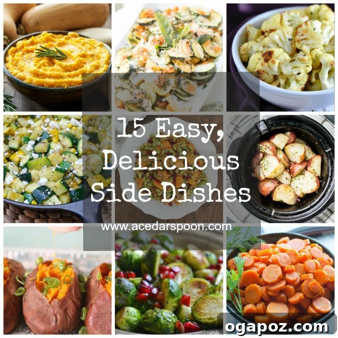 15 Flavorful Side Dishes, Made Easy 2 15 Easy Delicious Side Dishes A Cedar Spoon