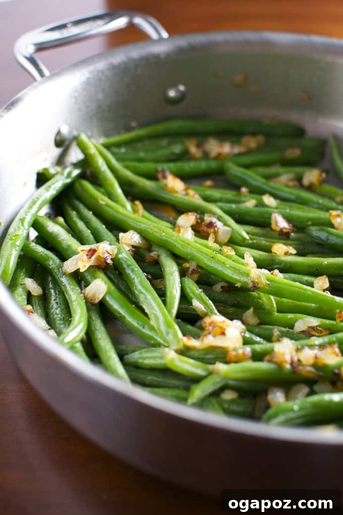 15 Flavorful Side Dishes, Made Easy 5 Sautéed Green Beans with Sweet Onions